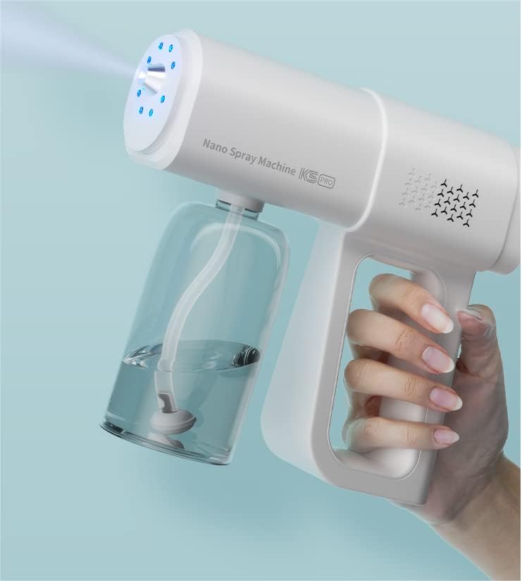 ULV атомизатор со 8 сино-зрачна ламба за канцеларија за бербер атомизатор за жени за мажи подароци за здравје за санитација без допир