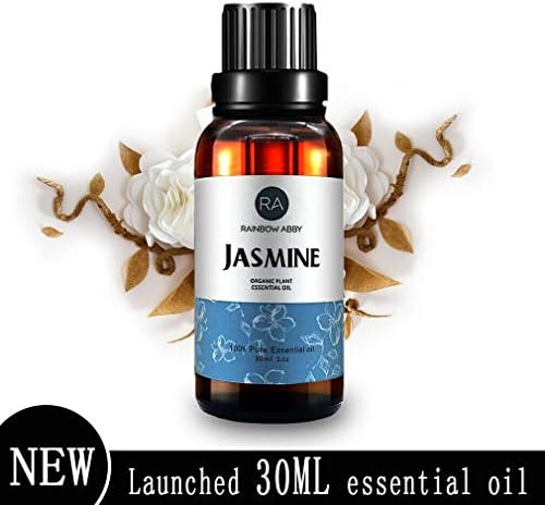 Есенцијално масло од јасмин, чиста природна органска ароматерапија Јасмин масло за дифузер, масажа, нега на кожата, јога, спиење