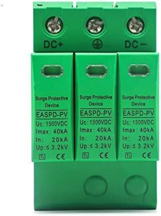 3P DC SPD 500V 800V 1000V 1200V 1500V 20KA ~ 40KA DIN RAIL RAIL SORAL OWNDOW ENTOWER ETECTER STARGE SURGE PRATER SURGE