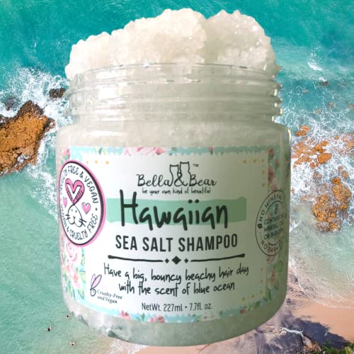 Бела и мечка Хавајска морска сол волументира шампон, ексфолијација, без суровост, мирис на океанот, рефус 6,7oz - 12 пакет