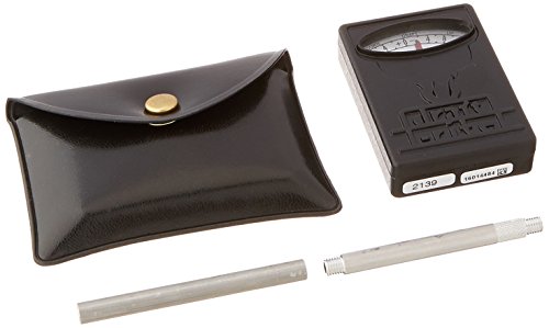 Бачарах 0013-3000 Draftrite џебна мерач со два дела на нацрт -цевка и кутија за кожа, 0,10 до 0 до -0,14 WC