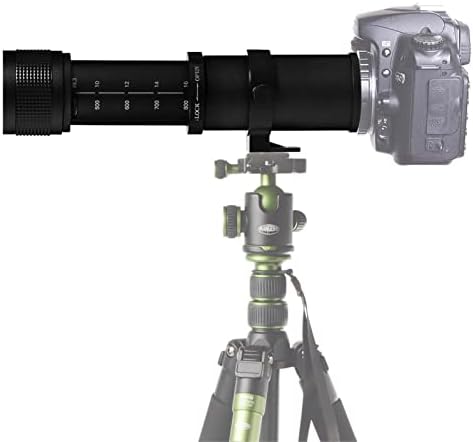 JINTU 420-800mm f/8.3 Рачен Фокус Огледало Камера Објектив Одговара За Sony E Mount Камера A6600 A6500 ZV-E10 A7IV A6400 A7SIII