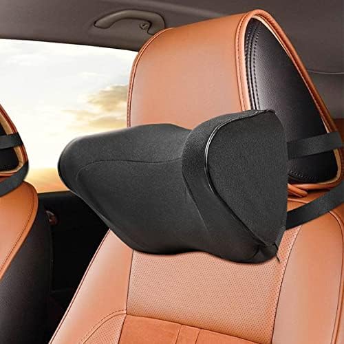 Pillow на вратот на вратот на автомобилот за возење - 1 пакет мемориска пена од пена перница за глава со дише и отстранлив капак