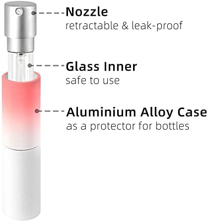 Атомизатор за парфеми на Доловемк, полнење стакло 8ml протек Доказ за спреј Атомизатор за парфем шише со миризба пумпа за миризба Мала