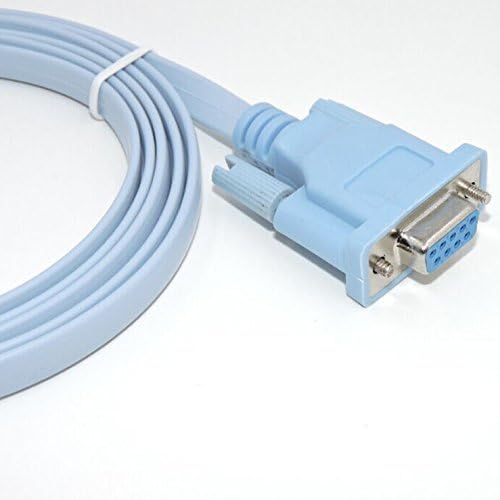 Мрежа RJ45 до RS232 COM Port Serial DB9 Femaleенски рутер конзола Адаптер за Cisco Huawei