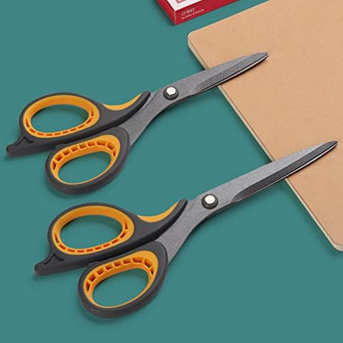 Целокупната задебелена занаетчиска ножици со тешка ергономска удобност зафаќаат остри ножици за канцелариски дом