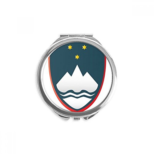 Словенија Национален амблем Земја Компактна огледало околу преносно џебно стакло