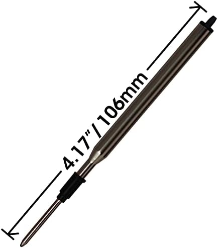 Џејмо Замена За Лами М16 1200150-Мерки 4.17 во / 106 мм Долго-Топчесто Пенкало Рефил-24 Црно