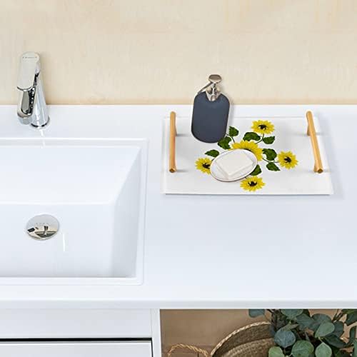 Делонан акрилна фиока за бања, правоаголни сончогледи Декоративни фиоки со златни рачки за кујна храна дневна соба Фуст за коместична