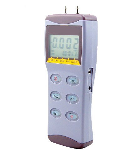 GOWE Преносен манометар мери дигитален диференцијален мерач на притисок