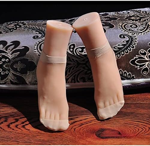 Mueng 1 пар силиконски живот со големина на женски манекенски стапало приказ накит Сандал чевли чорап приказ уметнички скица за чевли чорап накит прикажани тетоважи