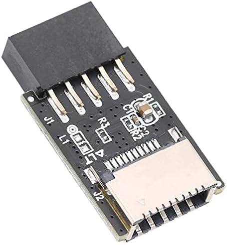 USB до типот E адаптер USB2.0 9 игла до преден тип E 20 пин конектор USB2.0 Femaleенски до внатрешен тип Е адаптер за матична плоча со картичка за експанзија на конектори од 9 пини