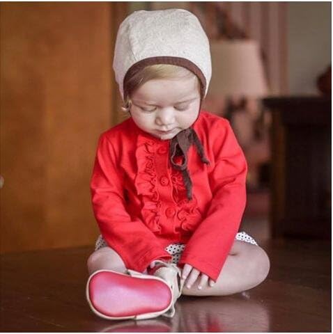 Bebila двоен лак раб бебе мокасини - меки единствени чевли за бебиња девојки за девојчиња за креветчиња