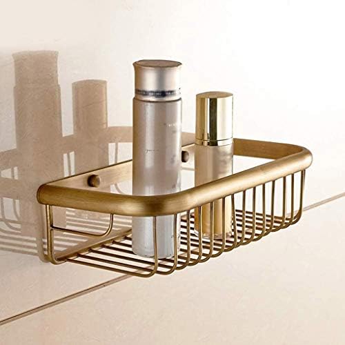 Uxzdx Сите бакарни антички решетки за бања за бања кутија за бања Шампон сапун козметички решетка