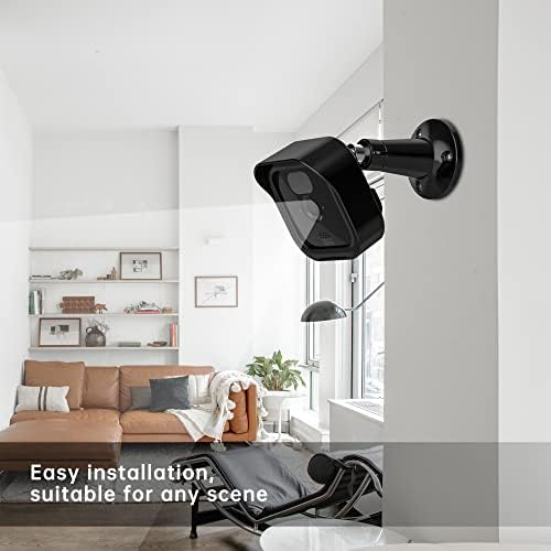 Augstci Blink Outdoor Camera Mount Mount, 2 пакувања водоотпорно заштитно куќиште и прилагодливо монтирање на 360 степени за трепкање на отворено