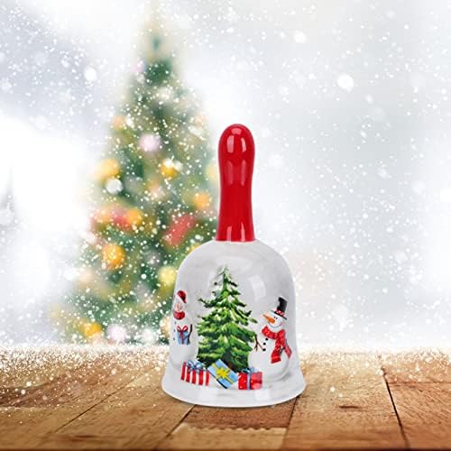 Божиќни Ѕвона Со Божиќна Елка СО Снешко Керамичко Ѕвоно Украсно Ѕвоно Ѕвонче Дедо Бел Божиќни Орнаменти Со Ѕвончиња Божиќна Забава Фаворизира