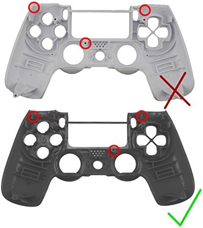 WPS Chrome Controller Controller Collection Collection Colution Housing Shell + Целосни копчиња за PS4 PlayStation Slim Pro Controller