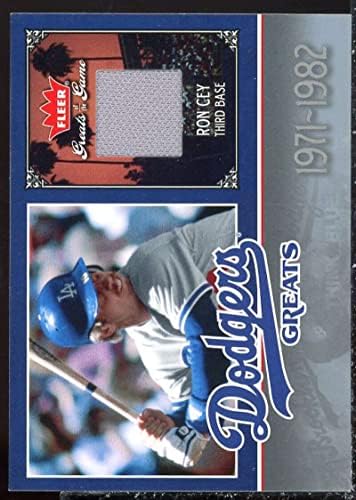 Ron Cey Card 2006 Greats of the Game Dodger Greats Memorabilia rc