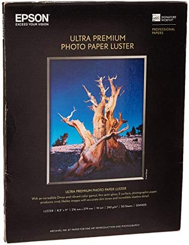 Epson Ultra Premium Photo Photo Photo Photo Luster, 50 брои