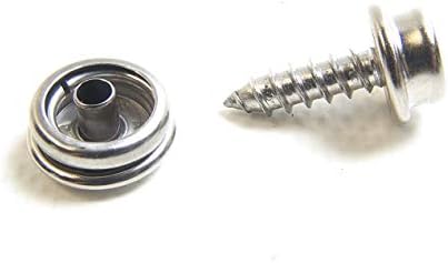Snap Cap & Socket, не'рѓосувачки челик w/ 5/8 10 Преголема завртка за завртки Изберете ја количината што ви е потребна