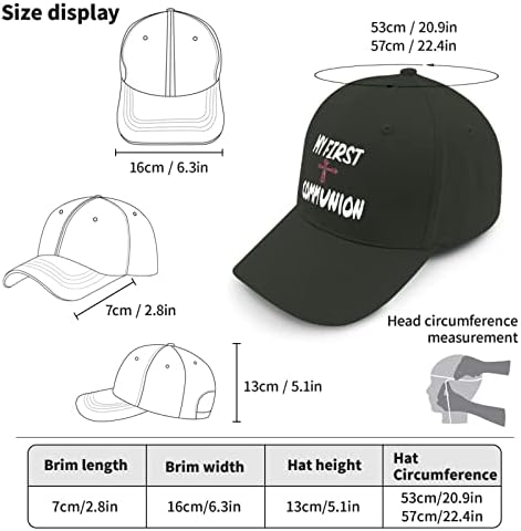 Капи За Момче Бејзбол Капа Прилагодливи Капи За Момче, Пепел-Среда Капа Мојата Прва Заедница Капа