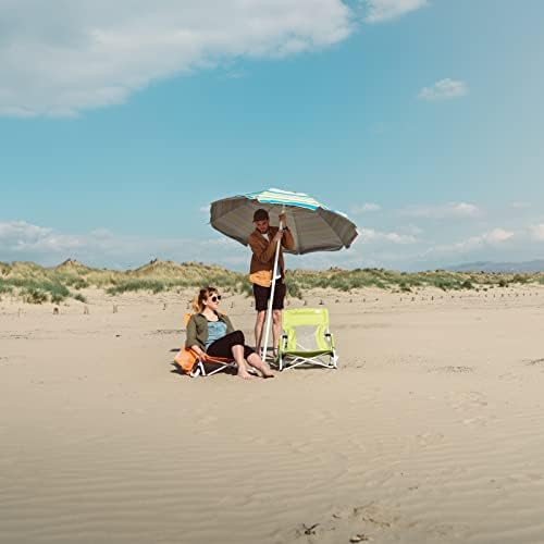 Сончево кампување со ниски плажа за преклопување, преносни столици за ранци со грб, држач за чаши, носење торба Компактен и тешка