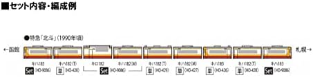 トミーテック Tomix Ho Gauge Jr Kiha 182 500 Type T HO428 Railway Model Diesel Car