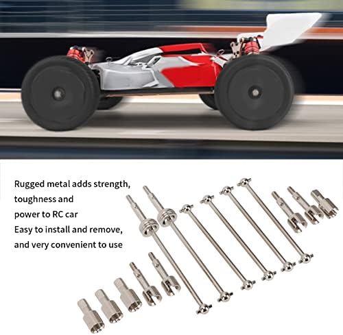 RC Dogbone Setter Set, удобна висока цврстина CVD погон челик Цврст третман на топлина за WLToys 144001 RC автомобил