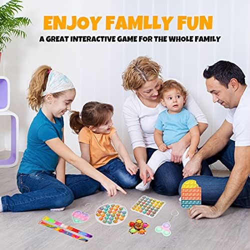 Paerma fidget играчки пакет поп ефтини играчки пакет сензорни играчки поставени за деца возрасни го олеснуваат стресот и анксиозноста фигури кутии