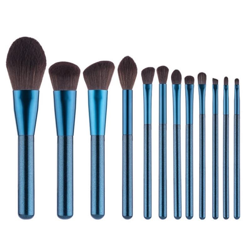 TXUKK 12 парчиња сина брилијантна шминка за шминка во боја литички образец за време