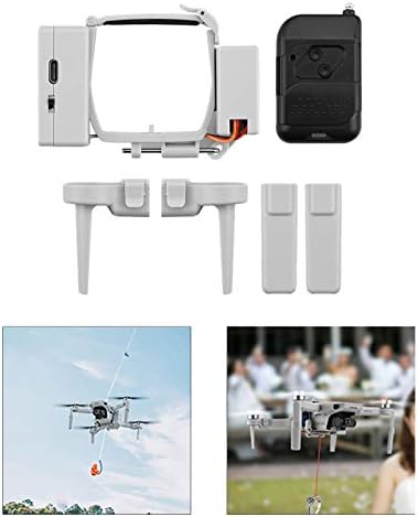 О'WODA Mini 2 Airdrop Drone Payload Payload Release Release Уреди за венчавки за риболов мамка за Божиќни реквизити компатибилни со DJI