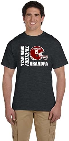 Персонализирана фудбалска дедо кошула, мојот омилен играч ме нарекува дедо кошула, подарок за Денот на таткото