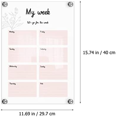 Декор за свадба на тофику, суво избришан лист за табли за да се направи список за списоци на списоци Календар за табли за табли за дневни списоци