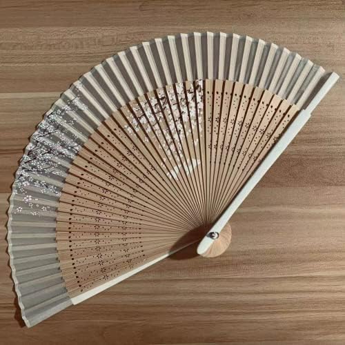 Кинески стил целосен вентилатор за бамбус преклопен вентилатор гравирање ажур антички женски вентилатор преклопен рачно изработен