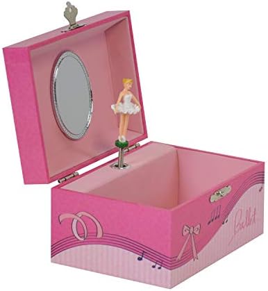Лексури музички кутии кутија дрвена музичка кутија со балерина за подароци за роденденски подароци за деца