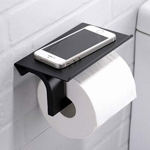 WSZJJ Држач За Тоалетна Хартија монтиран На Ѕид,Држач За Тоалетна Хартија монтиран На Ѕид Решетка За Складирање Мобилни Телефони И Подлога