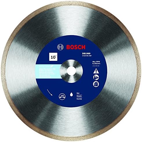 Bosch DB1069 10 in. Rapido Premium Continuous Rim Diamond Blade за стаклена плочка