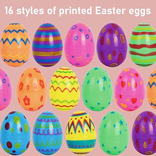 Umик Пластични велигденски јајца Преферирано Зајаче, Велигденски Јајца Со Играчка Внатре За Изненадувачки Пластични Играчки Со Јајца Слепи Кеси,