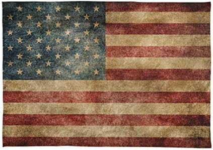 Наанле Американско Знаме Ѕвезда И Лента Правоаголник Чаршав 60 х 120, 4 јули Ден На Независноста Модерна Покривка За Постелнина За Кујна