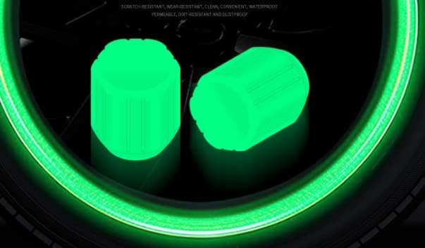 Нутеор флуоресцентни зелени гуми за губење на садови за стилизирање додатоци за украсување, 4 компјутери