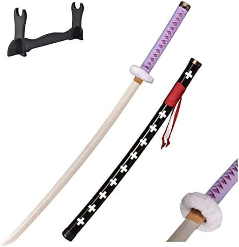 Roronoa Zoro Swords Enma Zoro Sword Bamboo Anime Sword 41inches Trafalgar Law Sword/Zoro Swords/Enma/Kitetsu, оригинални текстури за аниме, погоден за косплеј, украс, колекција.