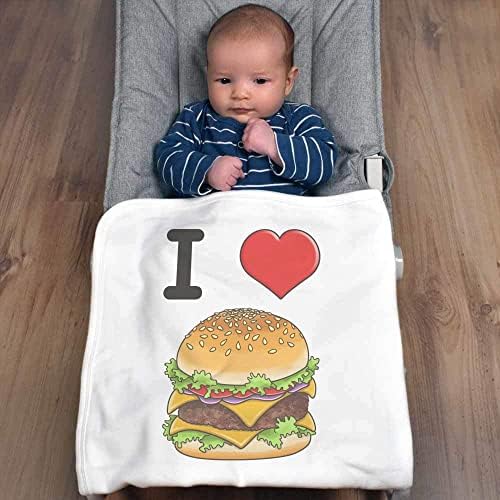 Азиеда „Јас го сакам хамбургеровиот памук за бебиња / шал