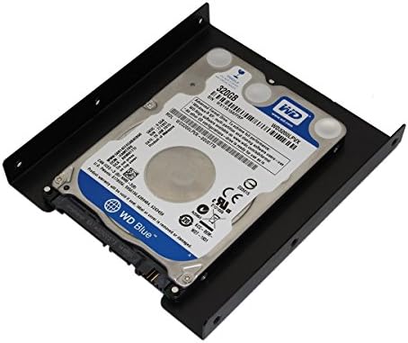 Imbaprice 2,5 до 3,5 Bay SSD HDD тетратка хард диск диск со црна монтажа за држач за адаптер за адаптер