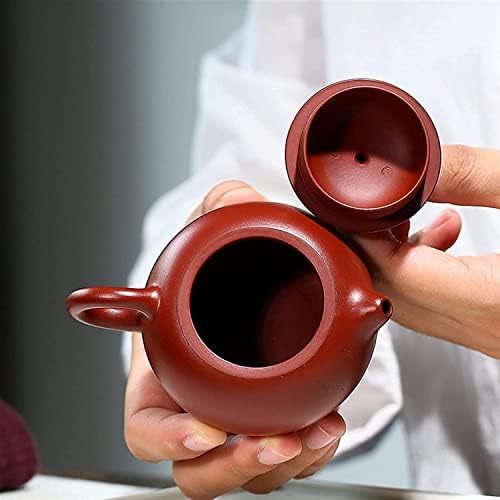 Чајник 140мл виолетова глинена чајник Рачно изработен чај тенџере со котел автентичен чај сет чајници