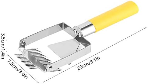 Хомериј Мед Откопчување Вилушка Нерѓосувачки Челик Антикорозивен Мед Откопчување Стругалка Пчеларство Пчелар Опрема Алатка За Лопата Мед