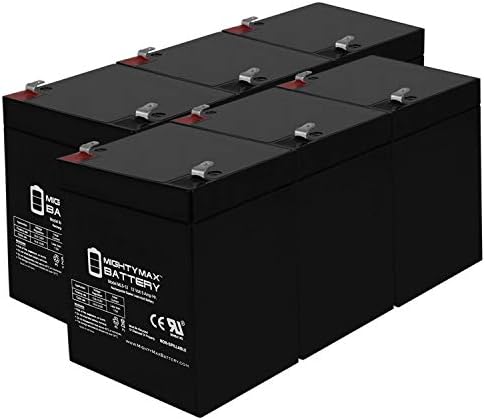 12V 5AH SLA Замена на батеријата за Vision CP1250A - 6 пакет