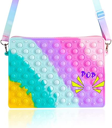 Goheyi поп чанта за тинејџери, фигури играчки поп-монета чанта крст торба за девојчиња 8-12, роденденски велигденски подароци