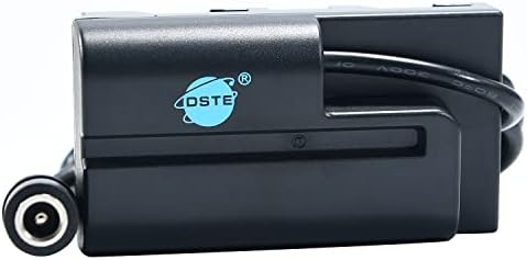 DSTE AC-F550 AC адаптер за напојување NP-F550 Dummy Battery комплет компатибилен за Sony NP-F330, NP-F530, NP-F570, CCD-RV100, CCD-RV200, CCD-SC5,