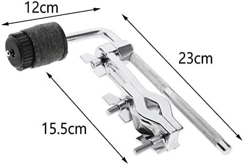 Jiayouy Drum Set Mounting Clamp Chrom Chome Cymbal Boom Arm со држач за држач за држачи за ударни додатоци за инструменти