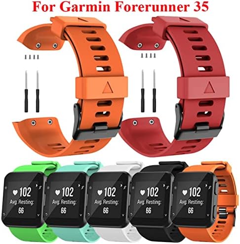 Fkimkf Ремен За Garmin Ferrunner 35 Smart Watch Замена Нараквица Лента За Часовници Рачен Зглоб Силиконски Бенд Нараквица Кореа Додатоци